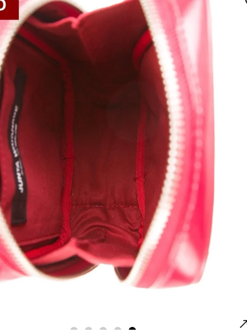 JUNYA WATANABE Comme des GARCONS Red Quilted Bag